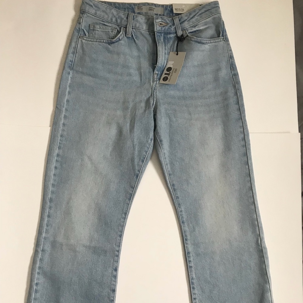 Topshop Dree Cropped Kick Flare Jeans